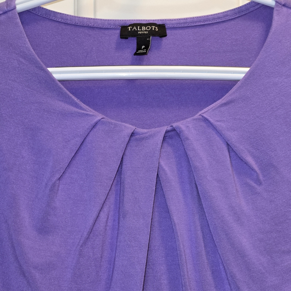 Talbots Women's Purple Top